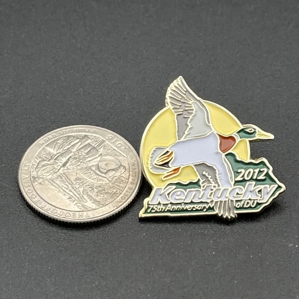 2012 Ducks Unlimited Kentucky 75th‎ Anniversary Lapel Hat Pin